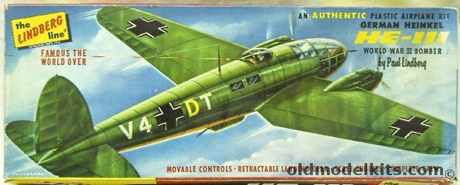 Lindberg 1/63 He-111 Bomber - Cellovision Issue, 540-98 plastic model kit